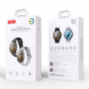 Smartwatch Amoled Deportivo Absorción Magnética Plata XO