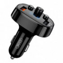Cargador de Coche Fm BLUETOOTH Quick Charge 3.0 Negro XO