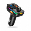 Cargador de Coche Fm BLUETOOTH + USB + Tipoc 25W Negro XO