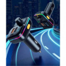 Cargador de Coche Fm BLUETOOTH + USB + Tipoc 25W Negro XO
