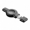 Cargador Inalámbrico USB a Tipo C para Reloj Negro XO