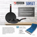 Juego de Sartenes 2 Pcs de 22-26 Cm Sunset MONIX