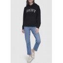 Sudadera con Logo Arqueado en Strass de DKNY