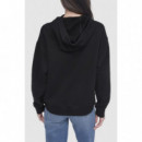 Sudadera con Logo Arqueado en Strass de DKNY