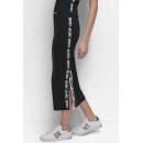 Falda MIDI de Canalé con Logo Lateral y Abertura Lateral de DKNY