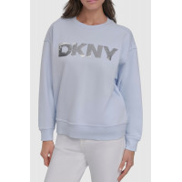 Sudadera con Logo en Strass de DKNY