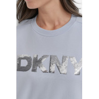 Sudadera con Logo en Strass de DKNY