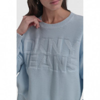 Sudadera Logo de Punto DKNY