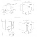 SVAN  SHM6701DX Horno Multifunción Display 69L Inox