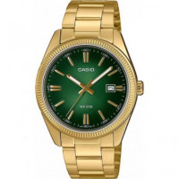 CASIO MTP-1302PGC-3AVEF  Reloj Analogico Dorado, Esfera Fecha, Resistente