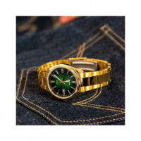 CASIO MTP-1302PGC-3AVEF  Reloj Analogico Dorado, Esfera Fecha, Resistente