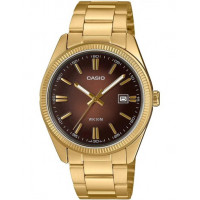 CASIO MTP-1302PGC-5AVEF  Reloj Analogico Dorado, Esfera Fecha, Resistente