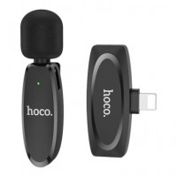 HOCO Microfono Inalambrico de Solapa Lilghtning L15 Negro