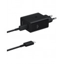 SAMSUNG Cargador Red 2XTIPO C+ Cable Tipo C M/m 50W 5A 1.8MTRS Negro