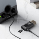 Transmisor Fm con Lector de Tarjetas y Adaptador BLUETOOTH Negro XO