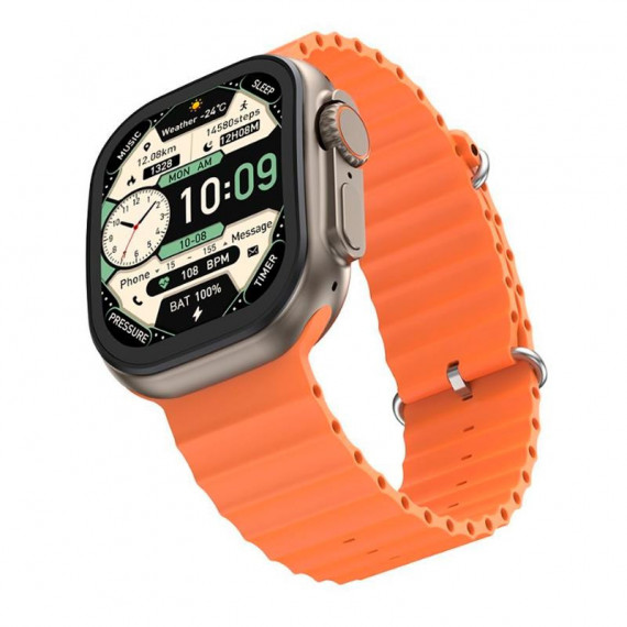 Smartwatch Deportivo M11ULTRA de 9ª Generación Carga Inalámbrica Naranja XO