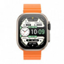 Smartwatch Deportivo M11ULTRA de 9ª Generación Carga Inalámbrica Naranja XO