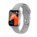 Smartwatch Deportivo Absorción Magnética con Detección de Voz Plata XO