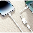 Adaptador 27W Tipo C a Lightning Blanco XO