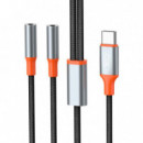 Cable de Datos 1.2M Tipo C a Dual Negro XO