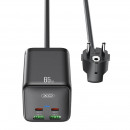 Cargador de Carga Rápida 65W Negro XO