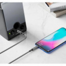 Cable de Audio Jack 3.5 Trenzado Negro XO