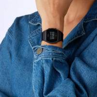 CASIO LW-204-1B Reloj Digital Minimalista Negro Unisex - Diseño Retro, Cronómetro, Alarma y Wr