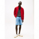 Pantalón Corto Vaquero Ajustado Brooklyn Efecto Usado  de TOMMY HILFIGER