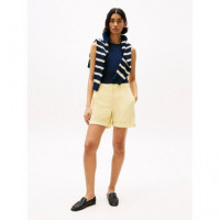 Pantalón Chino Corto de Corte Amplio de TOMMY HILFIGER