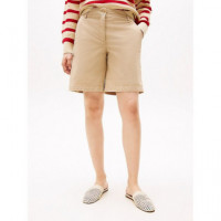 Pantalón Chino Corto de Corte Amplio de TOMMY HILFIGER