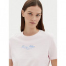 Camiseta de Cuello Redondo con Logo de TOMMY HILFIGER