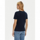 Camiseta de Cuello Redondo con Logo de TOMMY HILFIGER