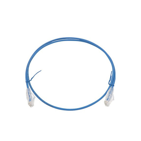 EUROCONNEX Cable Red RJ45 CAT6A 0.6MTRS 0086AZ-06 Azul Lzhs & 100% Cobre 10GBPS 500MHZ