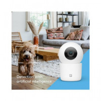 GARZA Camara Vigilancia Orwell Wifi 360º,2.5K Quad HD Sensor Movimiento,vision Nocturna,