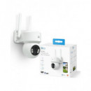 GARZA Smart Camara Ip Wifi 360º Exterior Nimbo 1296P Sfhd Sensor Movimiento,vision Nocturna,bluetoot