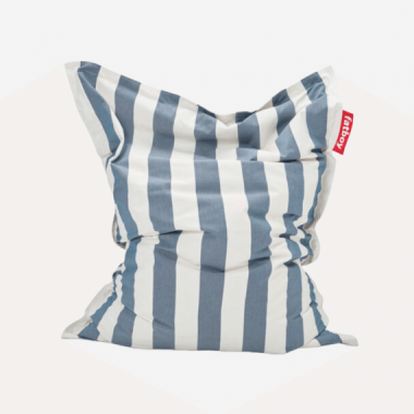 Puff Original Outdoor a Rayas Color Ocean Blue Fatboy®  FATBOY