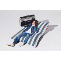 Puff Original Outdoor a Rayas Color Ocean Blue Fatboy®  FATBOY