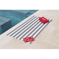 Toalla Beach Baggy a Rayas Color Stone Gris 165X80 Cm Fatboy®  FATBOY