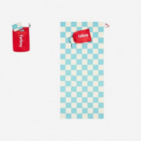 Toalla Beach Baggy Xl Estampado Color Chess Azul 200X90 Cm Fatboy®  FATBOY