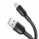 Cable de Datos 2.1A para Lightning Negro XO