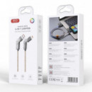 Cable de Datos 60W 4 en 1 NB276 Gris XO