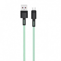 Cable Carga Rapida USB a Micro 5A 1M Verde XO - Guanxe Atlantic Marketplace