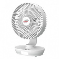 Ventilador Portátil de Batería Oscilante LARRYHOUSE 8"