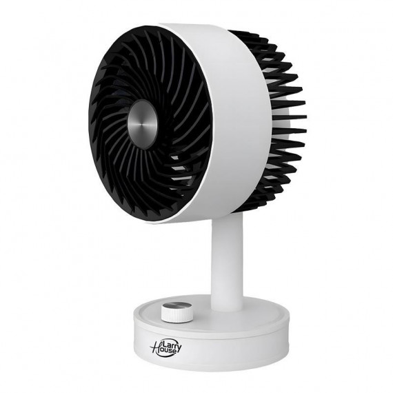 Ventilador Portátil de Batería Blanco LARRYHOUSE 5"
