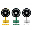 Ventilador Portátil de Batería Amarillo LARRYHOUSE