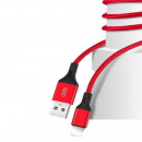 Cable de Datos USB a Lightning Rojo 2M XO