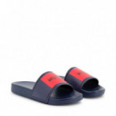 Chanclas con Logotipo Kids - Teens  HUGO BOSS