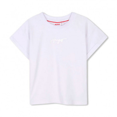 Camiseta con Logo Serigrafiado Kids  HUGO BOSS