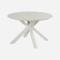 Mesa de Jardín Xander 120 Cm ø Color Blanco Hartman®  HARTMAN OUTDOOR FURNITURE