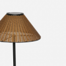 Lámpara de Pie Solar Kalyan- 40X160CM- Color Marrón- Interior y Exterior- Terrazza®  TERRAZZA COLLECTION